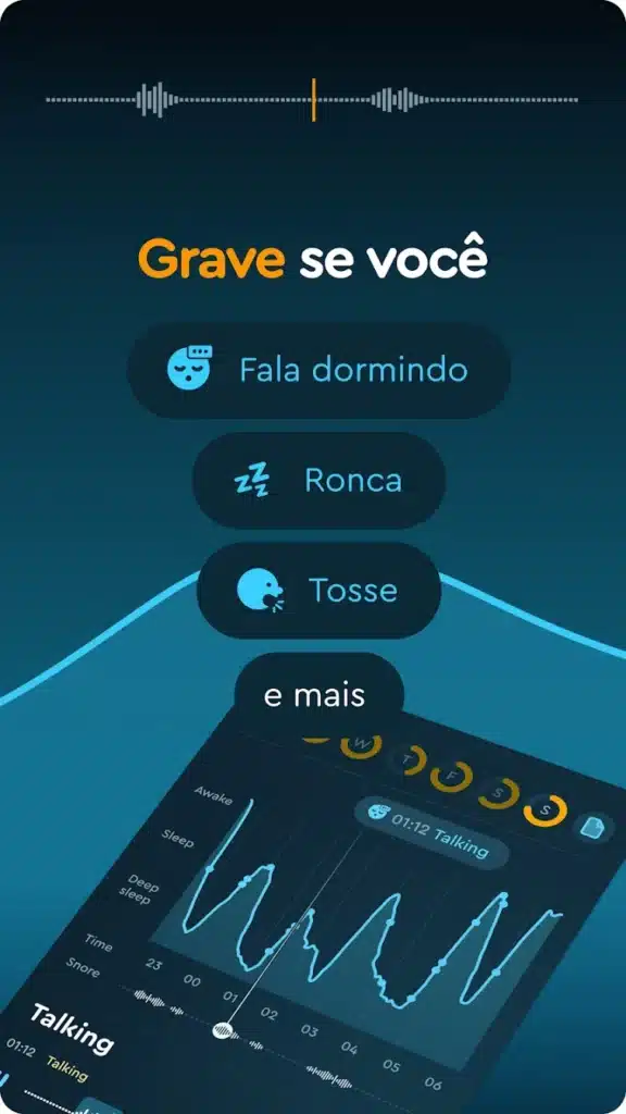 Chave para uma noite revigorante: Sleep Cycle