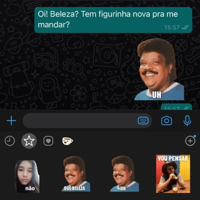 Baixe 1000 figurinhas hilárias agora