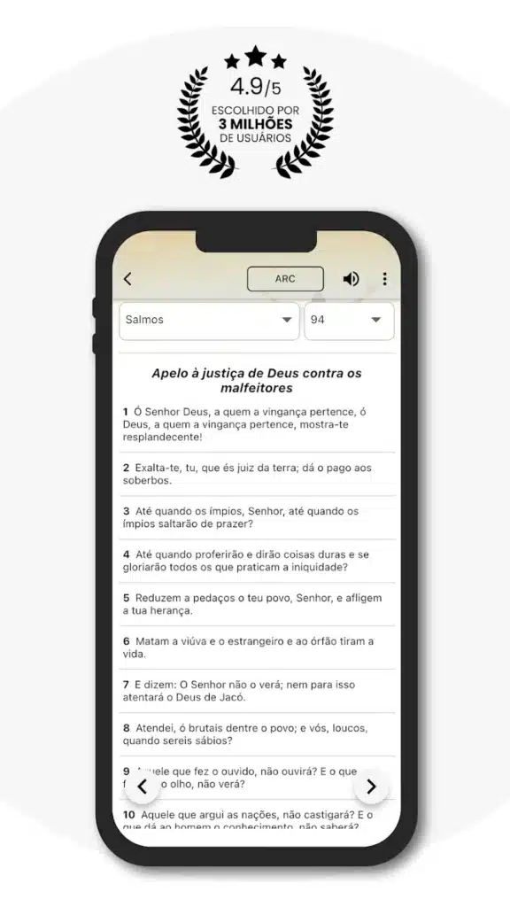 Paz e sabedoria: Bíblia sempre à mão