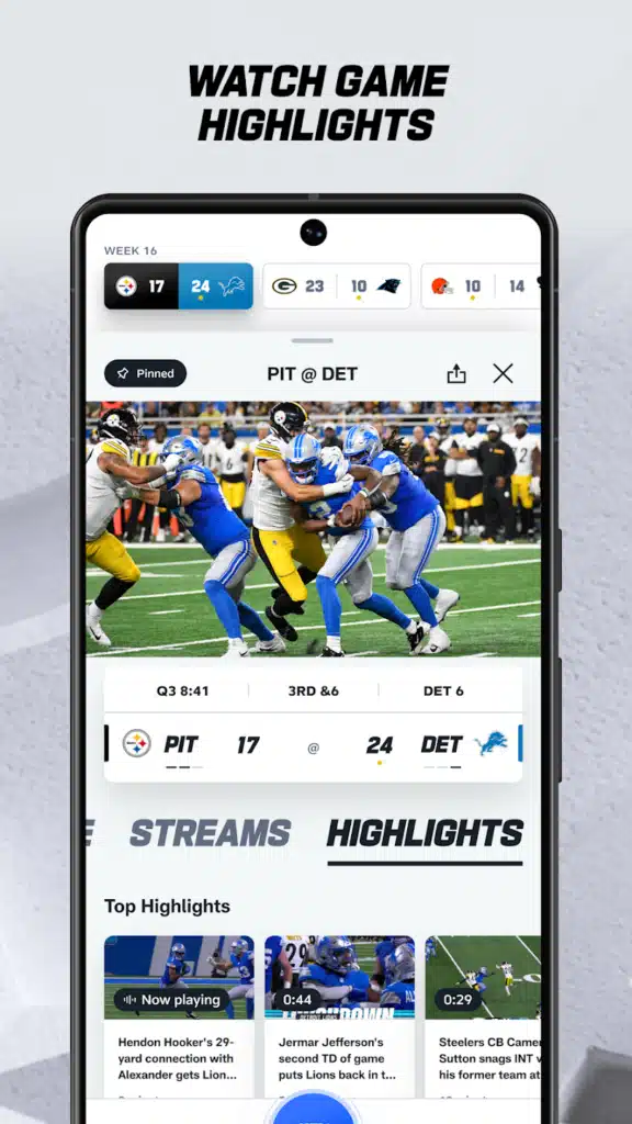 Assista à NFL no celular agora!