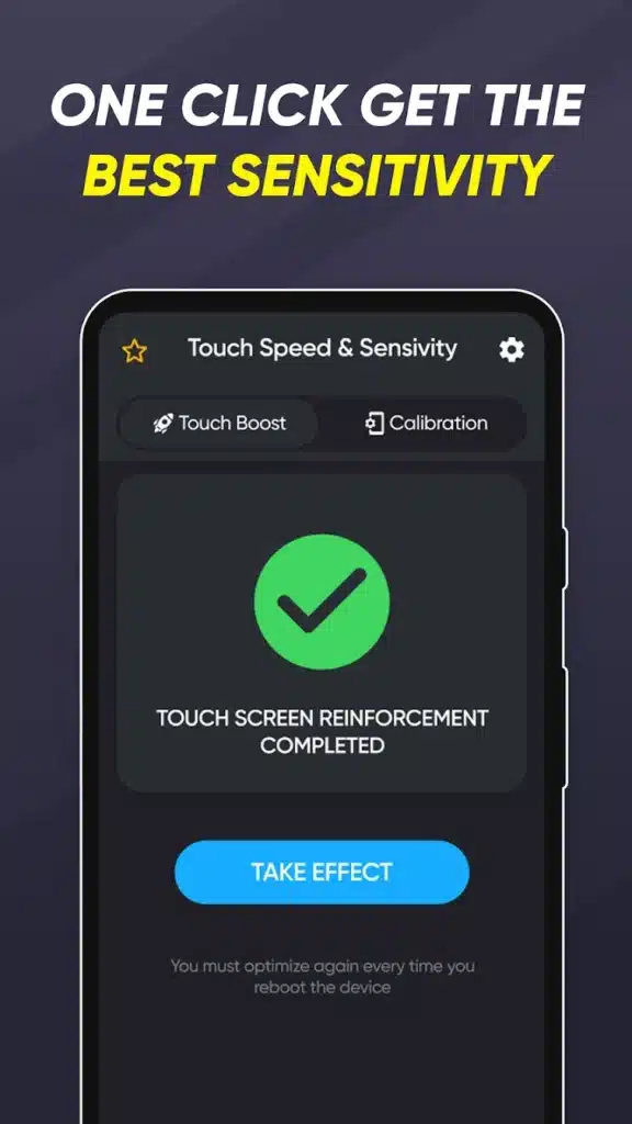 Baixe o app e acelere sua tela!